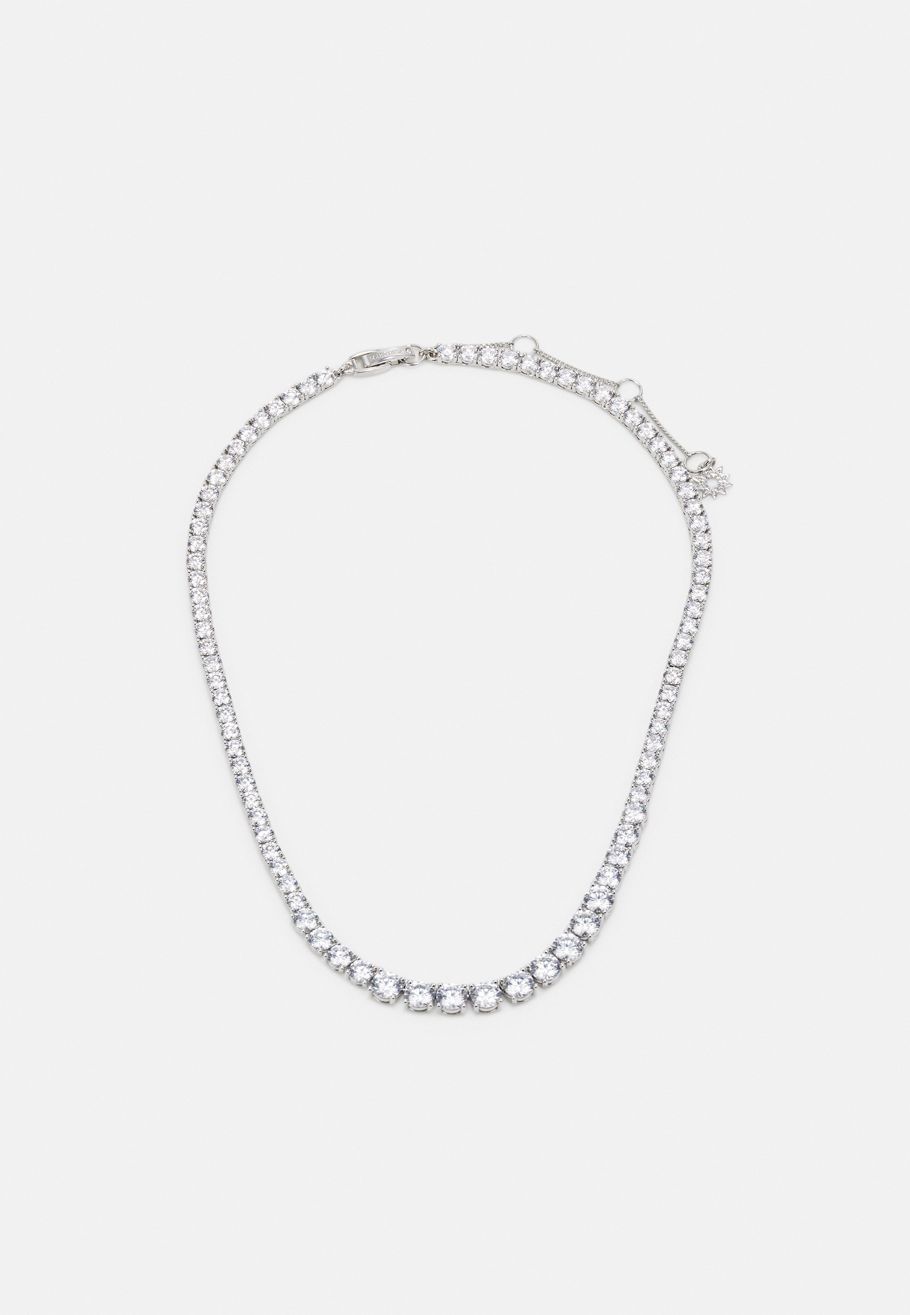 Marchesa stenen halsketting - ketting - zilverkleurig