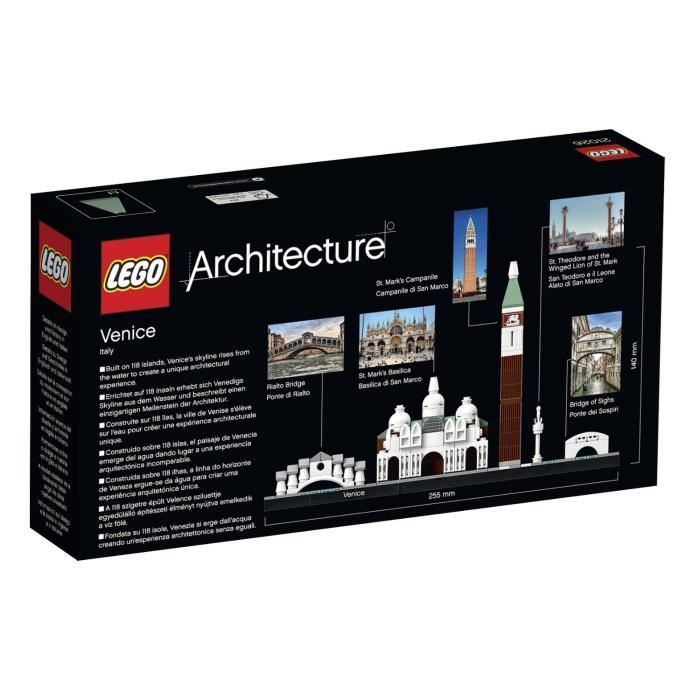 LEGO Architecture Set - LEGO - Venice - 212 pieces - Ages 12+ - 4x32 baseplate