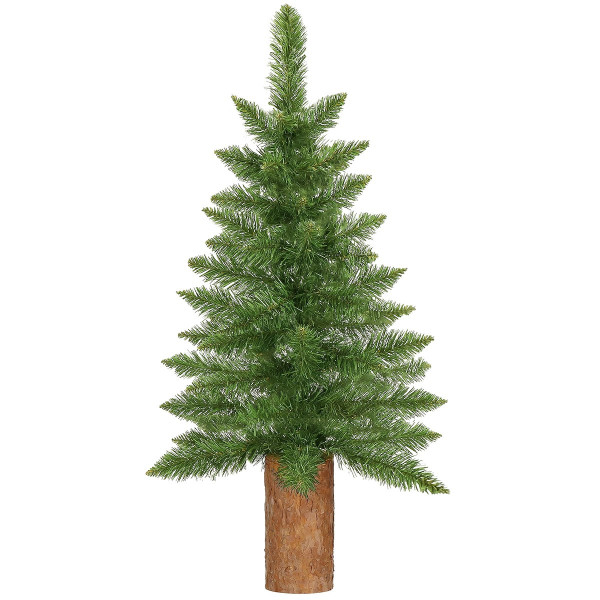 Sztuczna choinka na pniu 80 cm jodła mini drzewko świąteczne