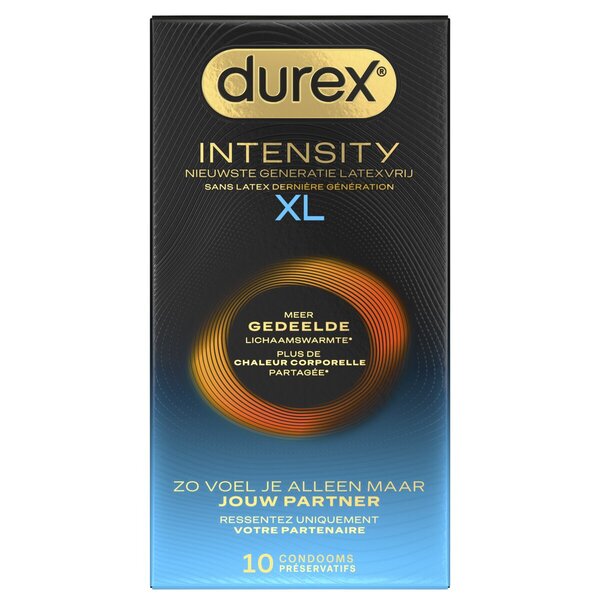Προφυλακτικά Durex Intensity XL 10 τεμάχια<br>10 τεμάχια