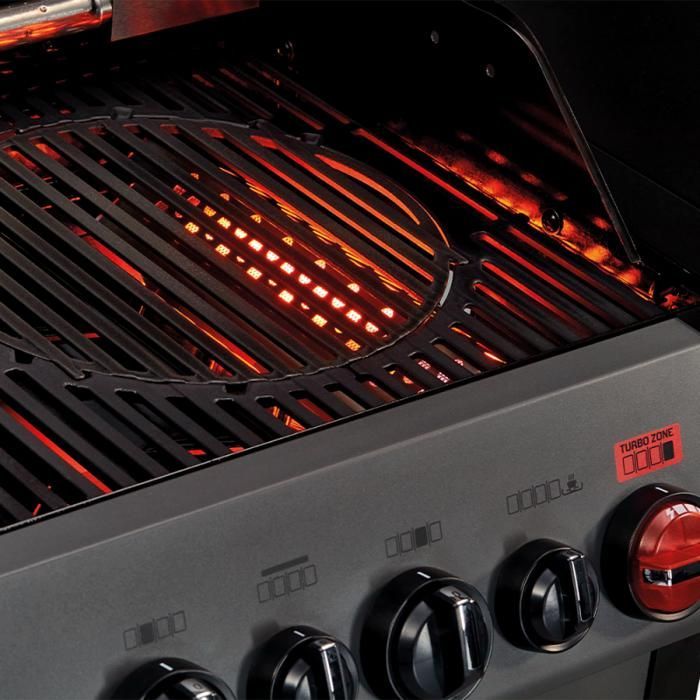 Churrasqueira a gás Hyde 4 – ENDERS BY FAVEX – TURBO ZONE™ 800°C – Queimador traseiro e lateral – SWITCH GRID™ – Serve até 14 pessoas