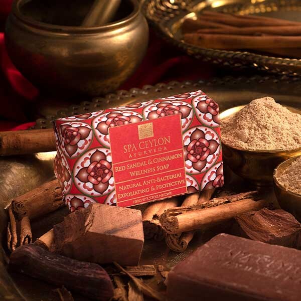 SPA CEYLON Rotes Sandelholz & Zimt – Wellness-Seife – 100 g