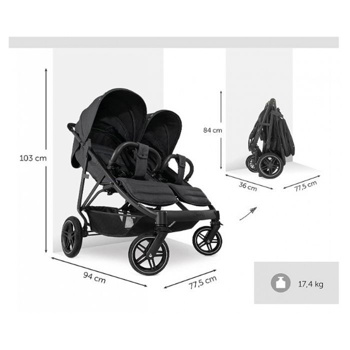 Carrinhos de bebê duplos Uptown Duo