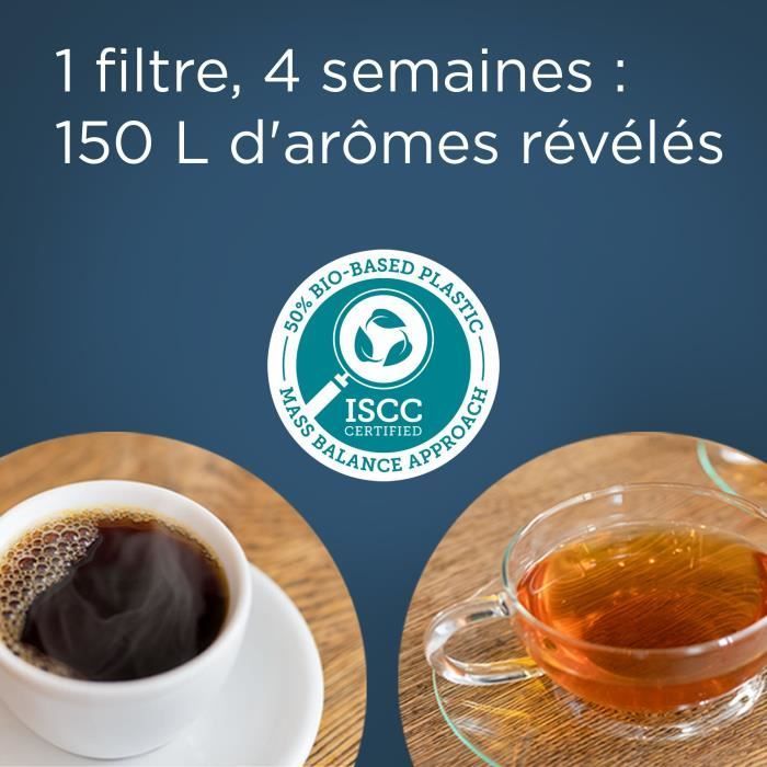 Carafe filtrante BRITA - Style Essential Sable - Capacité 2,4L dont 1,4L d'eau filtrée - 2 filtres Maxtra Pro Expert anti-tartre