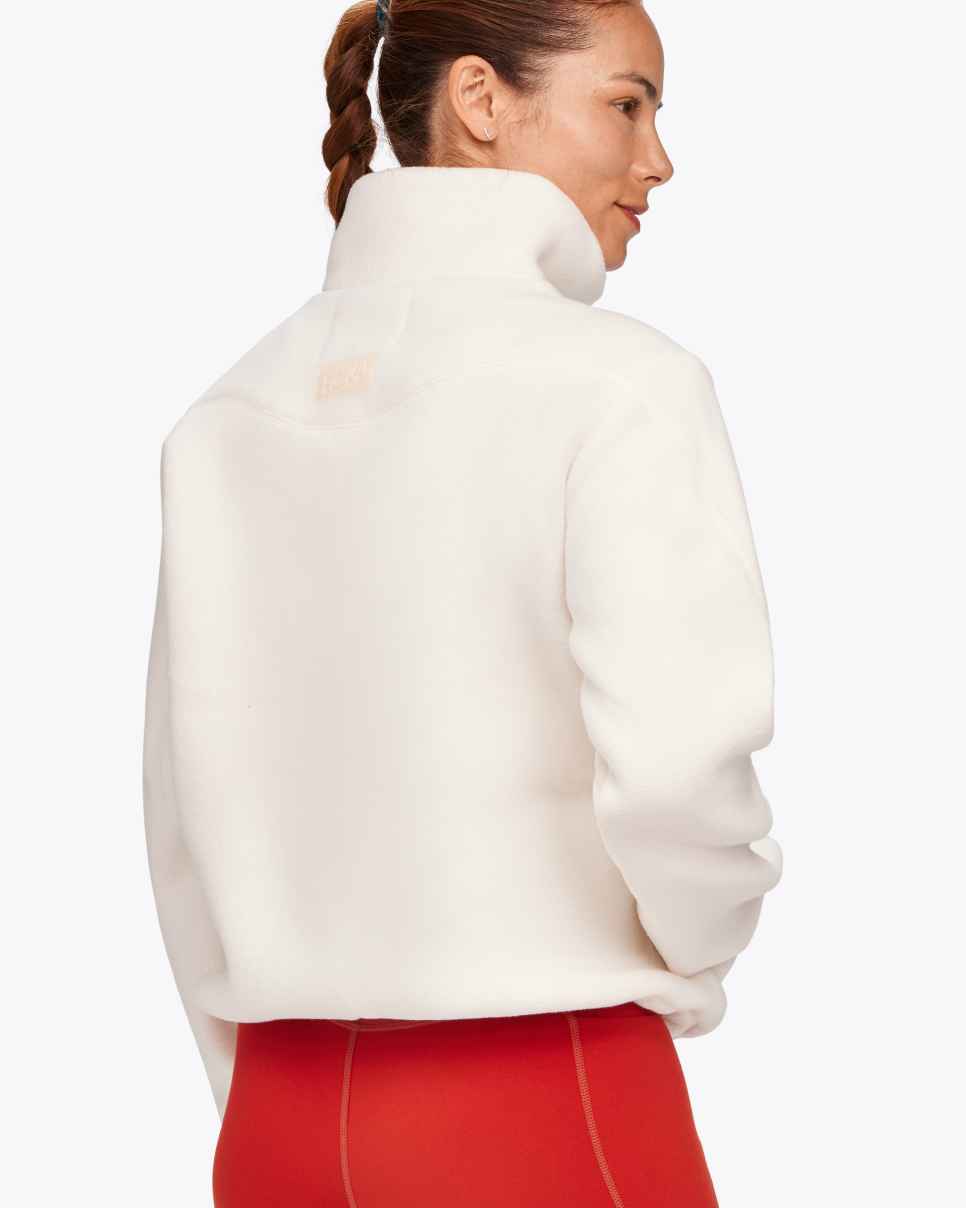 HOKA Felpa Ridgetop Half Zip Eggnog