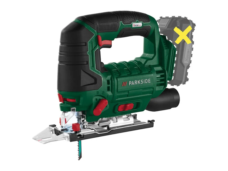 Serra tico-tico pendular sem fio PARKSIDE® PSTDA 20-Li C3, 20 V