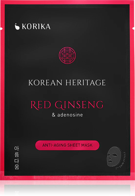 KORIKA Korean Heritage Rote Ginseng & Adenosin Anti-Aging Tuchmasken-Set zum Sonderpreis für Anti-Aging und Hautstraffung