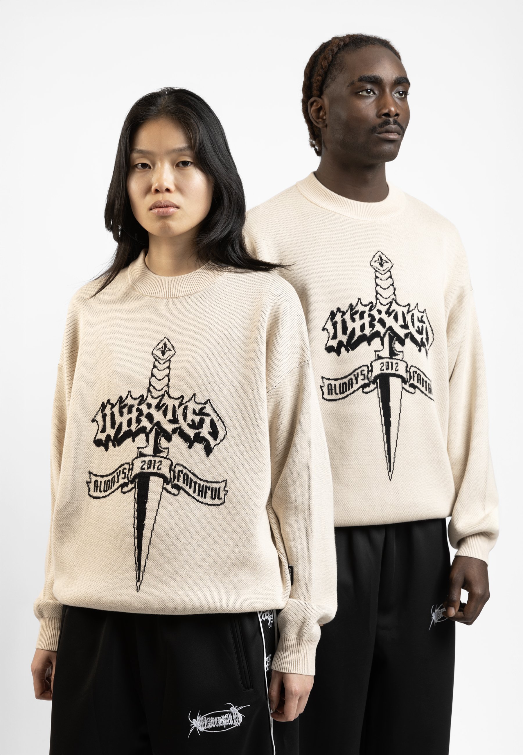 Wasted Paris UNISEX DAGGER - Trui - beige