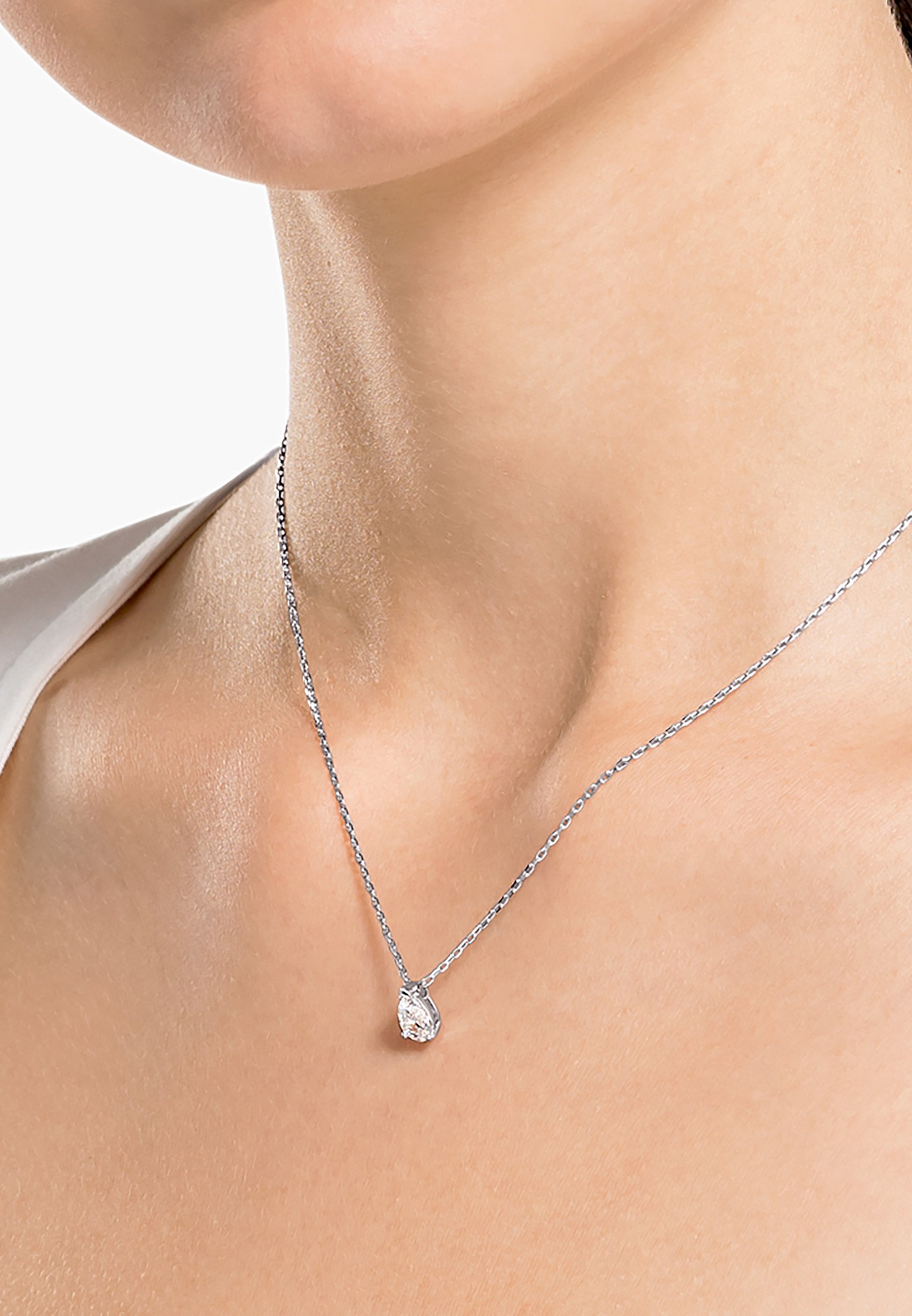 Swarovski ATTRACT SET - Kolczyki - w kolorze srebrnym