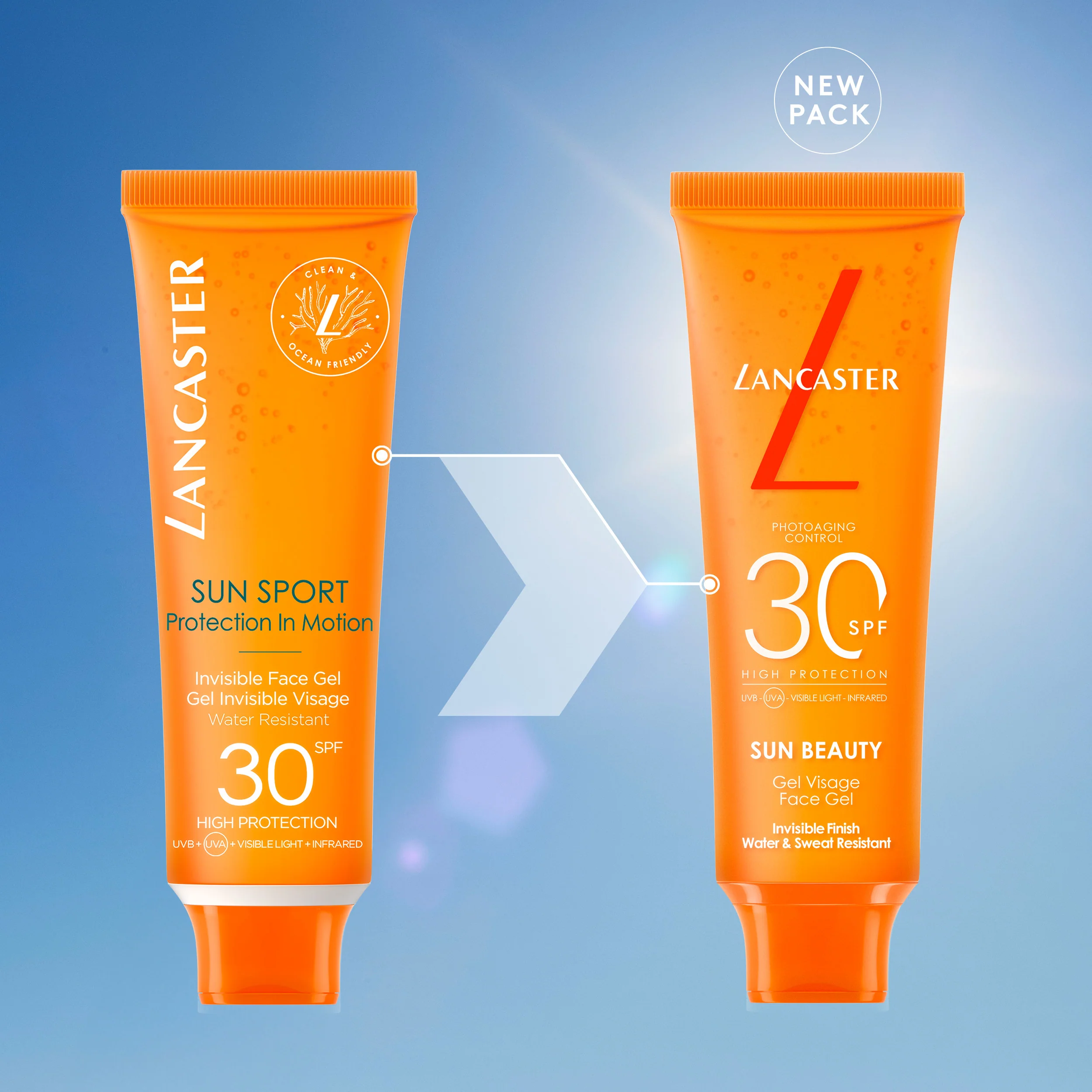 Sun Sport Invisible Face Gel SPF30 - Solare viso alta prot.
