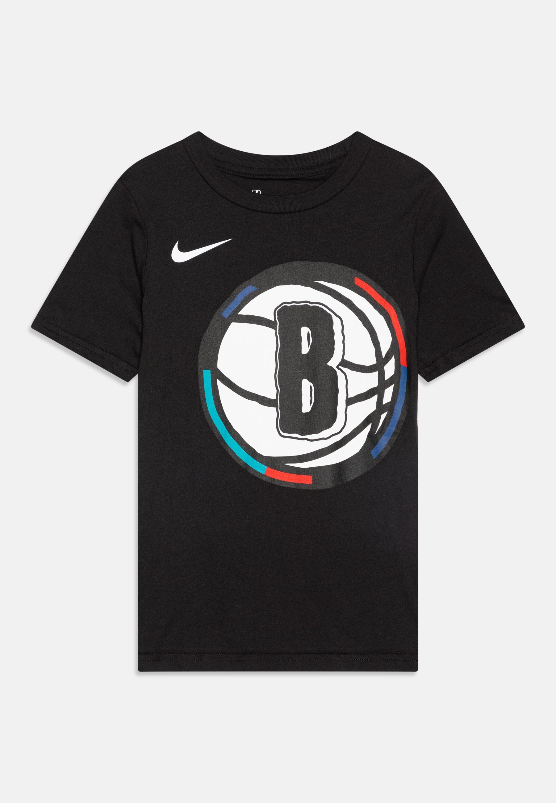 Nike Performance NBA BROOKLYN NETS CITY EDITION ESSENTIAL LOGO TEE UNISEX - Printitud T-särk - must