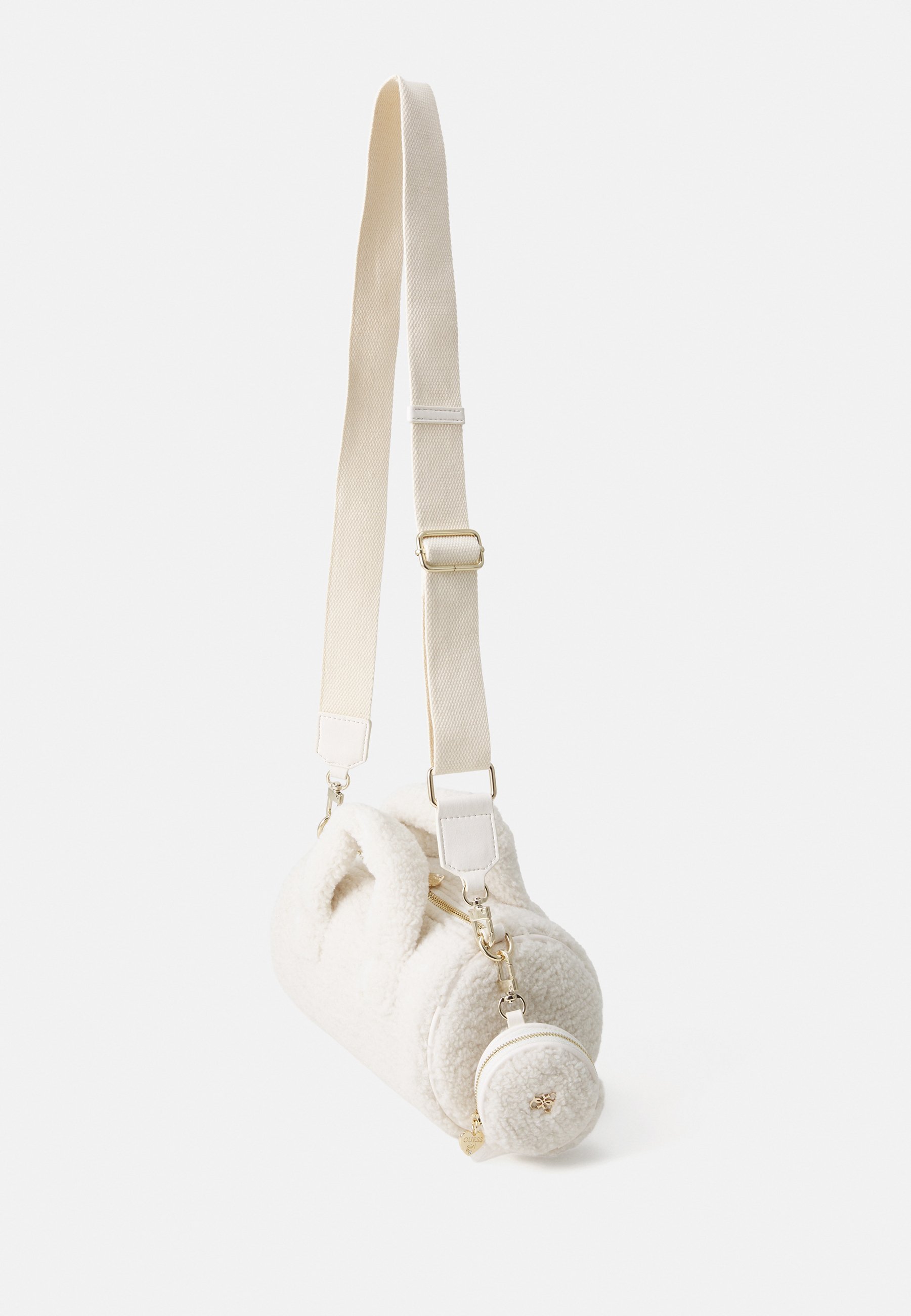 Ensemble unisexe Guess TEDDY BAG et porte-monnaie - Sac bandoulière - blanc crème