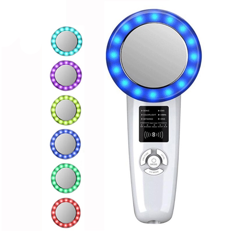 6 In 1 Ultrasound Cavitation Body Slimming Massager Weight Loss Anti Cellulite Fat Burner Galvanic Infrared EMS Therapy Machine