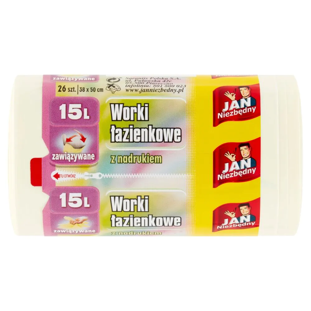 Jan Niezbędny Worki na śmieci Ld Łazienkowe Zawiązywane