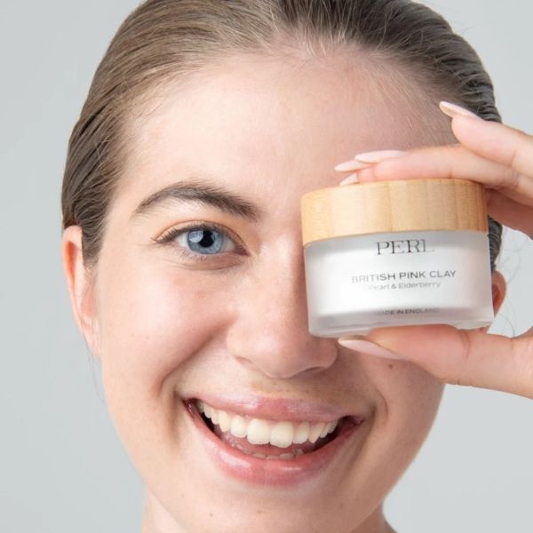 PERL Cosmetics Britisk Rosa Leirmaske - Papppåfyll