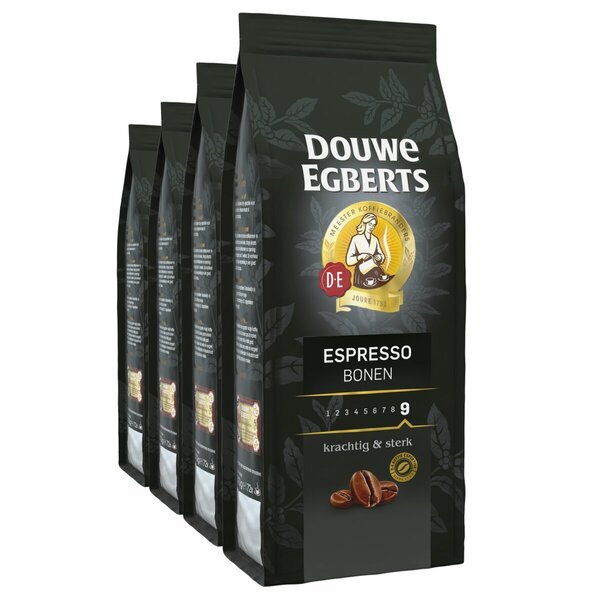 Douwe Egberts Espresso kafa u zrnu<br>4 x 500g