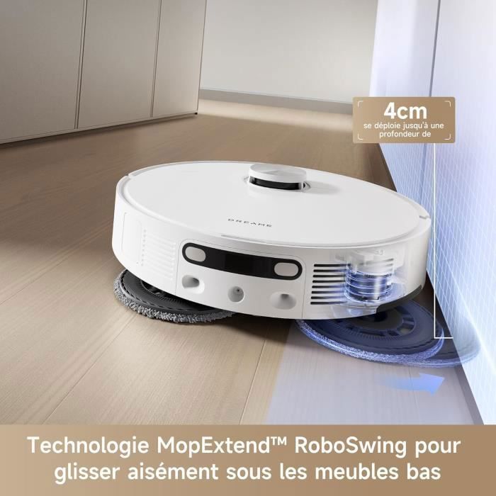 Esfregona a vácuo robô Dreame L10s Ultra Gen 2 10.000 Pa, tecnologia MopExtend RoboSwing Modo animal de estimação