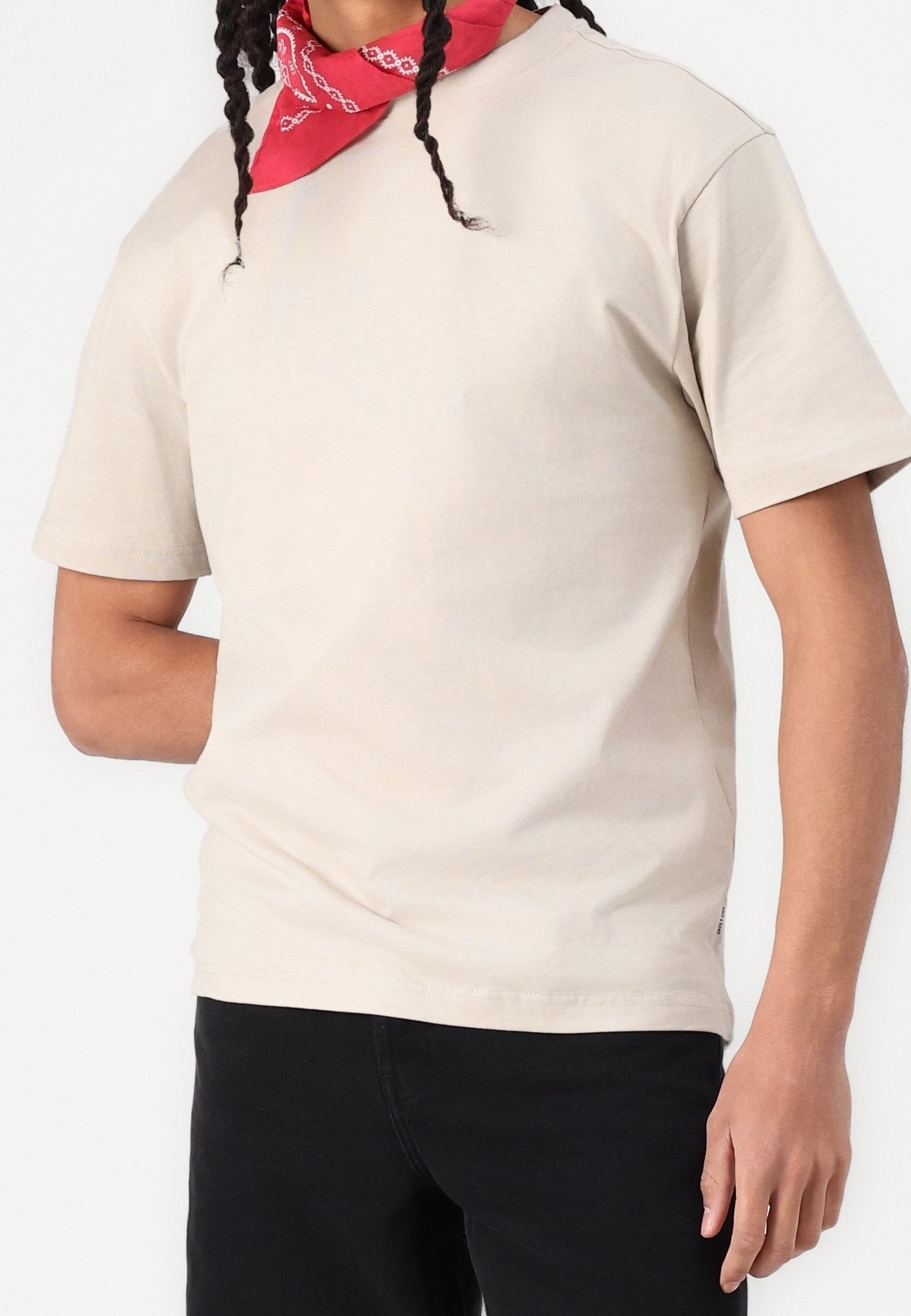 T-shirt basic Only & Sons - color argento