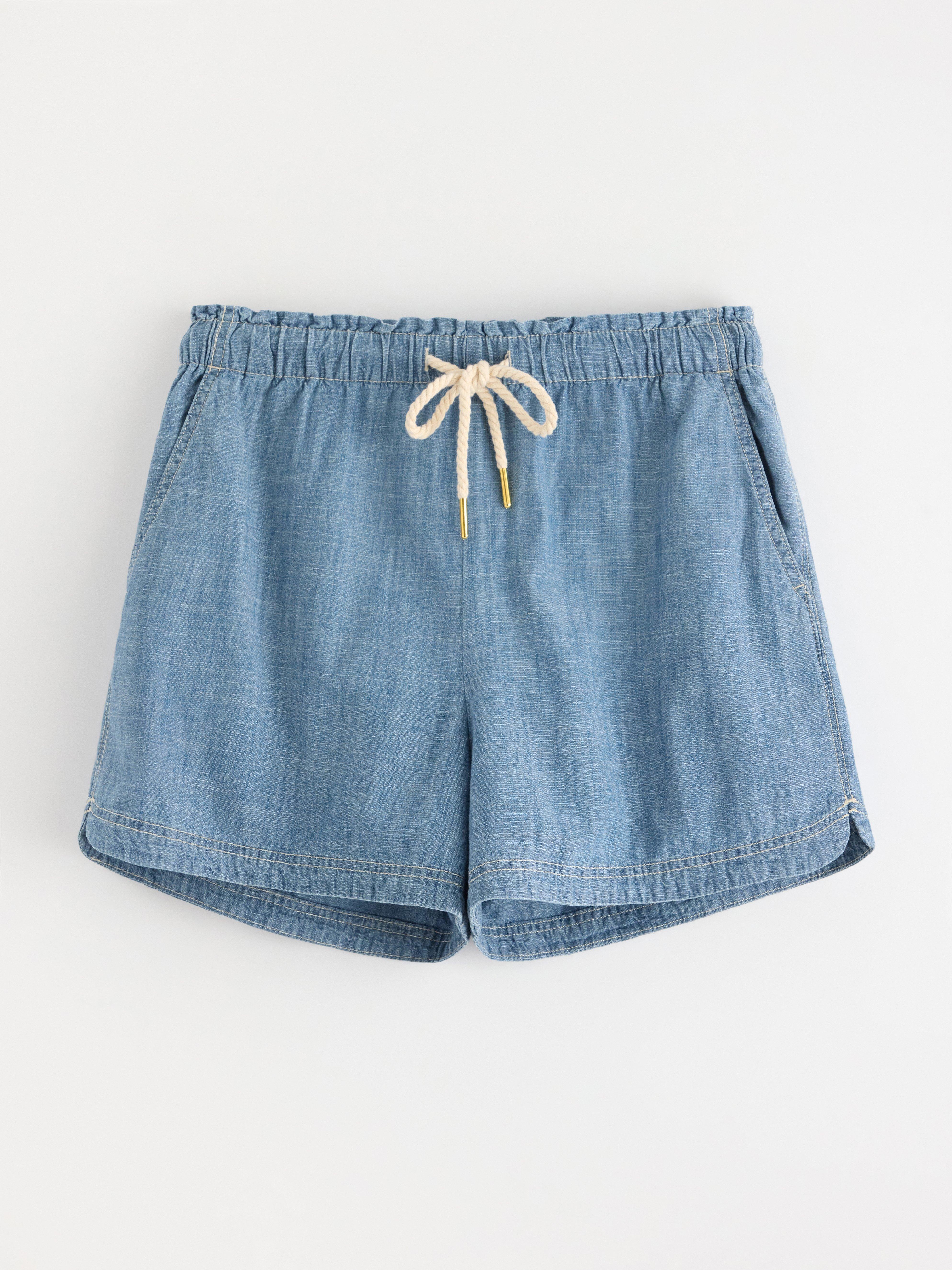 Modré kraťasy Chambray
