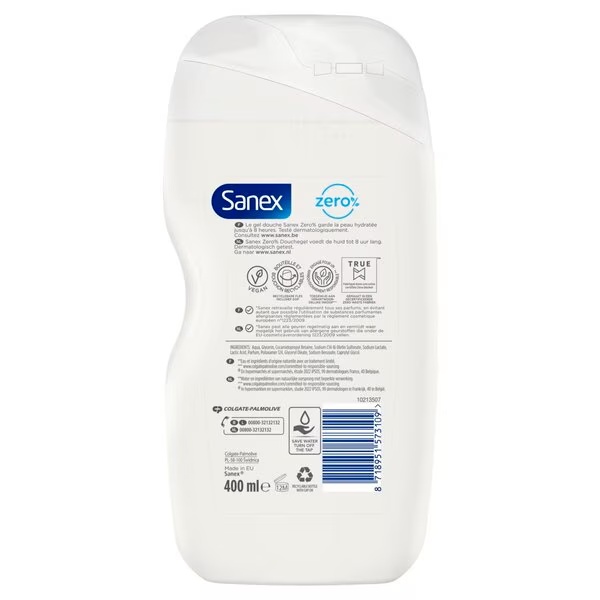 Sanex Zero% hranjivi gel za tuširanje<br>400ml - Suha koža