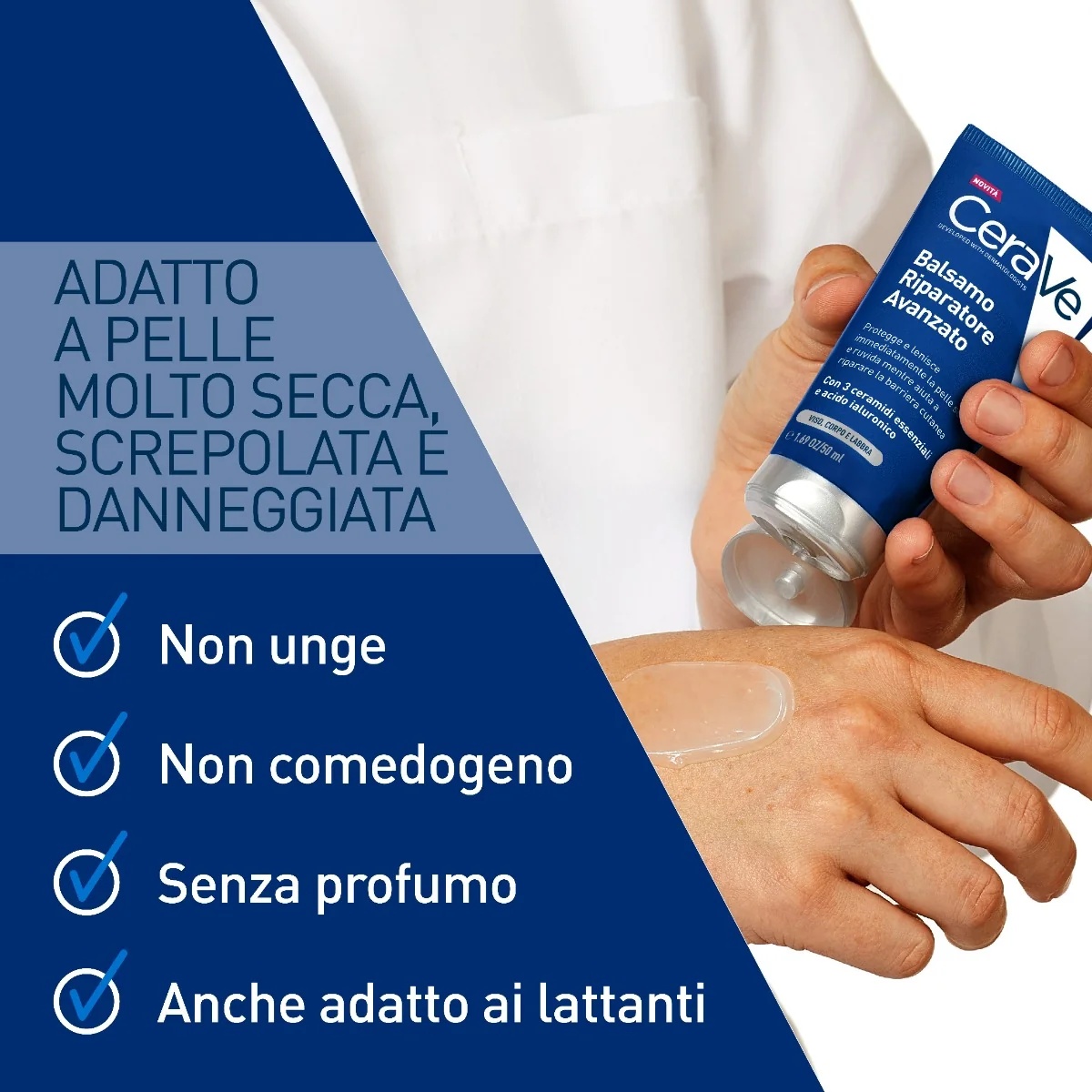 CERAVE Cerave Advanced Repair kondicionierius 50ml Riebus kondicionierius