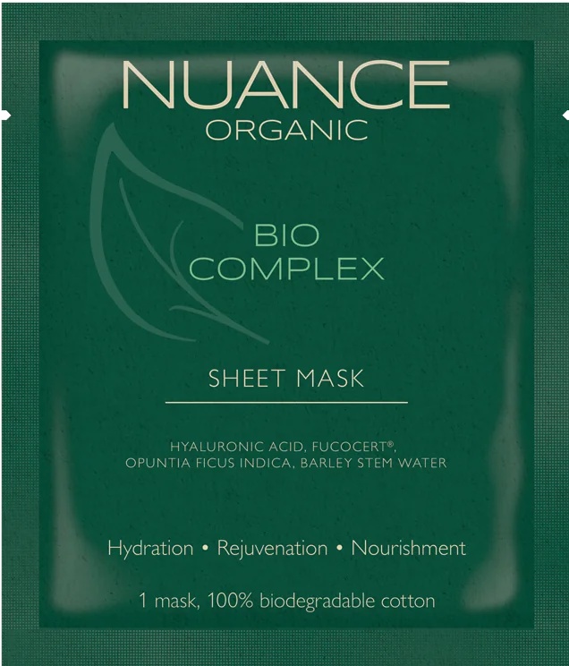 Masque en tissu bio Nuance pour le visage entier (1 pièce)