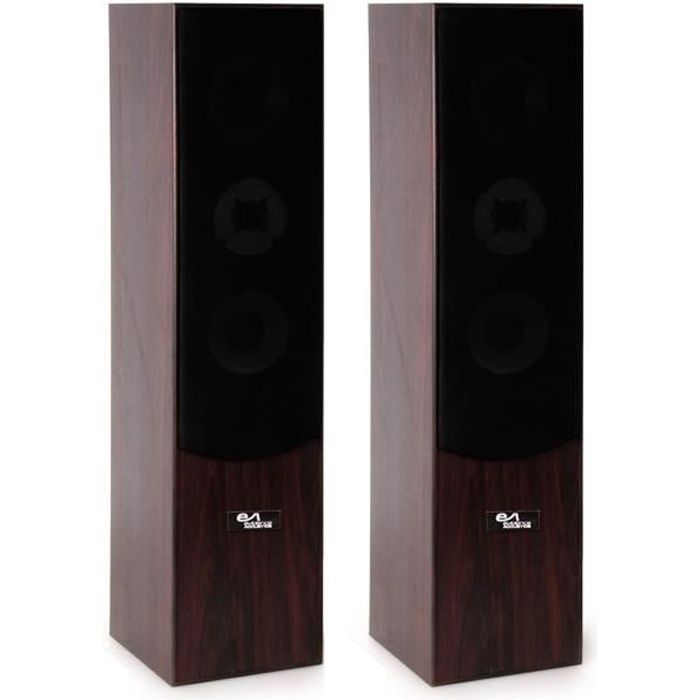 Floorstanding Speakers - Evidence Acoustics - EA700-WAL - 3-way - 500W PMPO - Walnut - 5M Cable