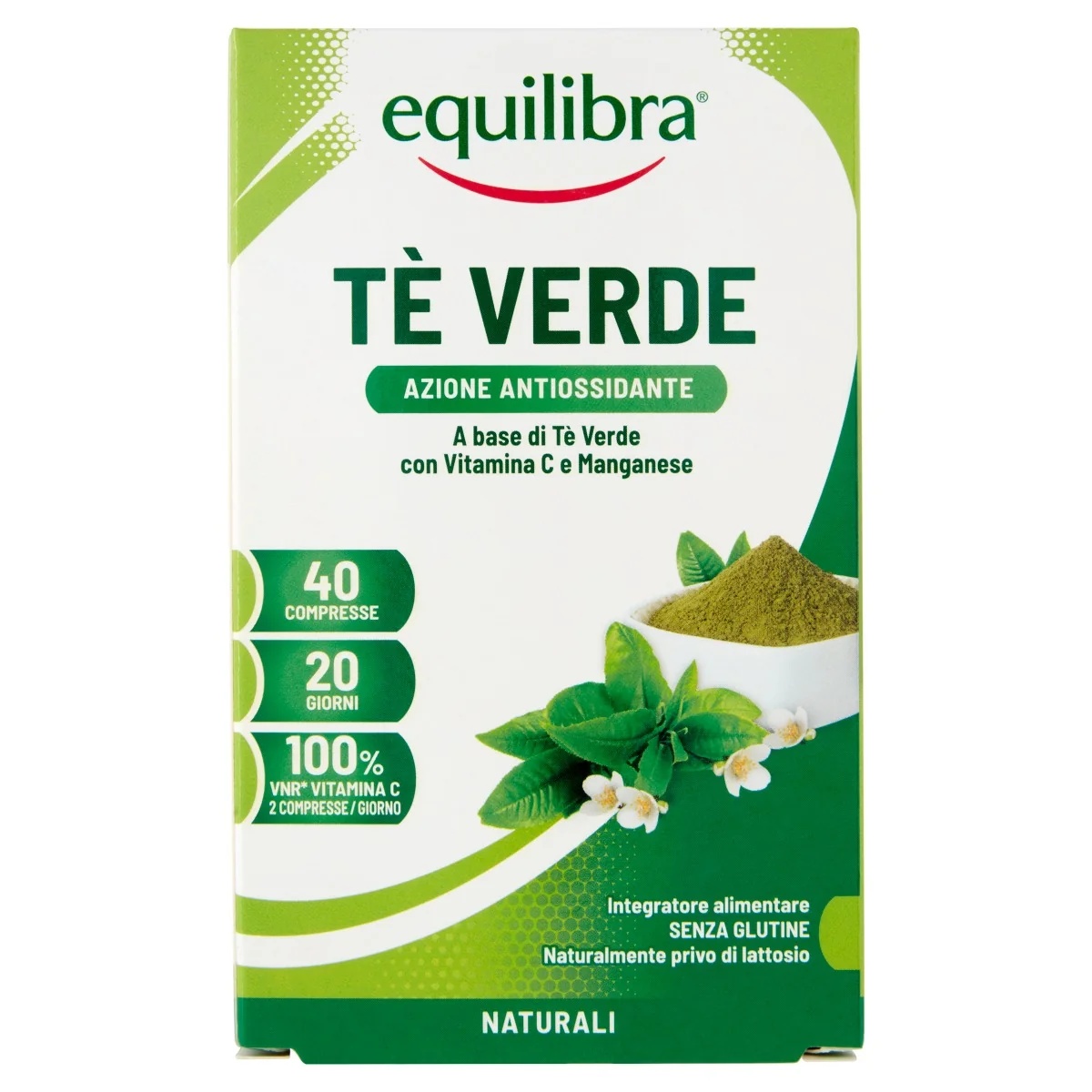 EQUILIBRA Grüner Tee Equilibra 40 Tabletten