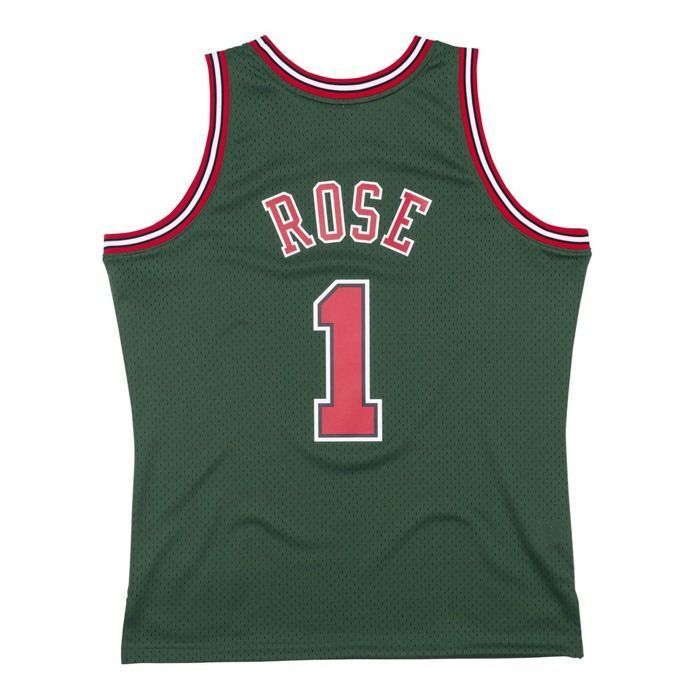 Maillot De Basket-ball Homme Swingman Chicago Bulls Derrick Rose SMJYCP19241-CBUDKGN08DRS
