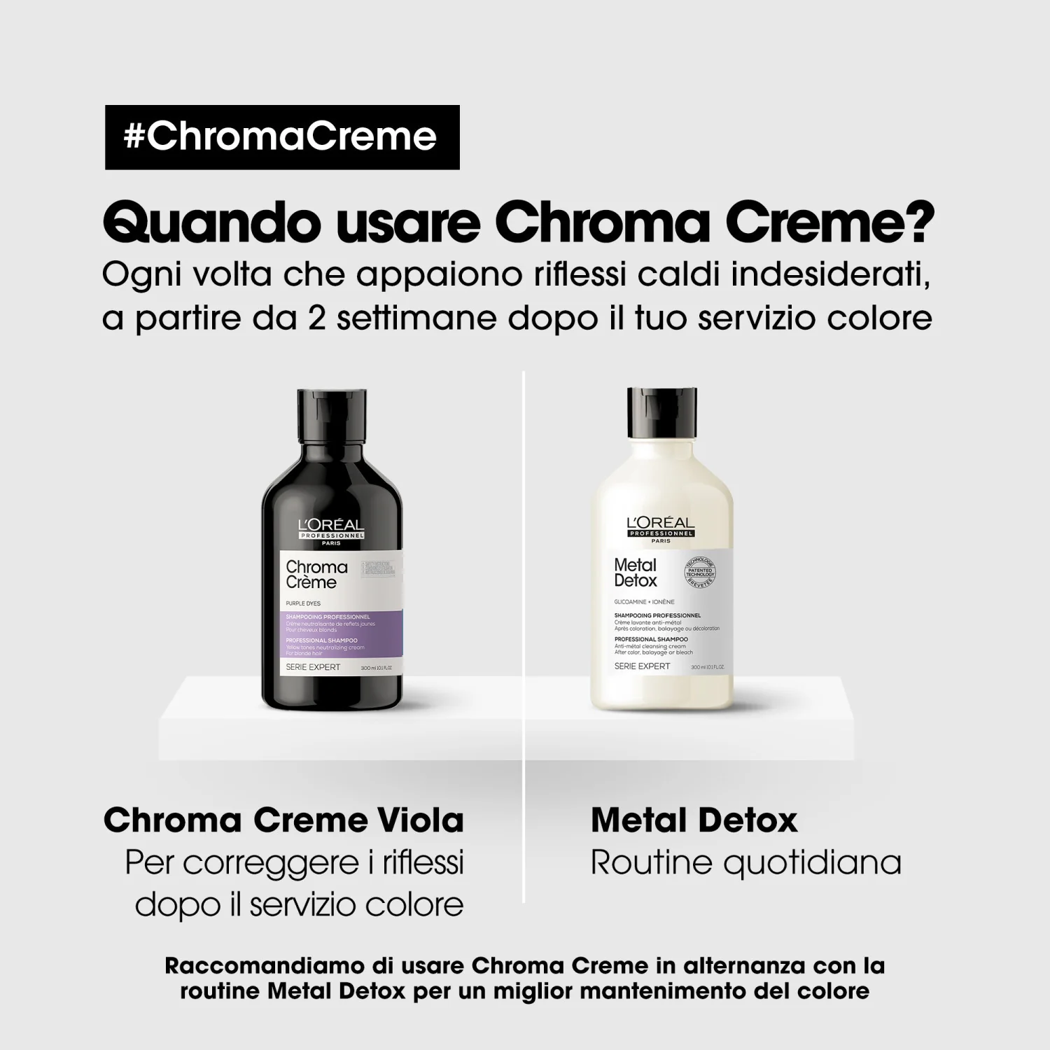 SERIE EXPERT New Chroma Crème Purple Dyes Shampoo - Shampoo Protezione Colore