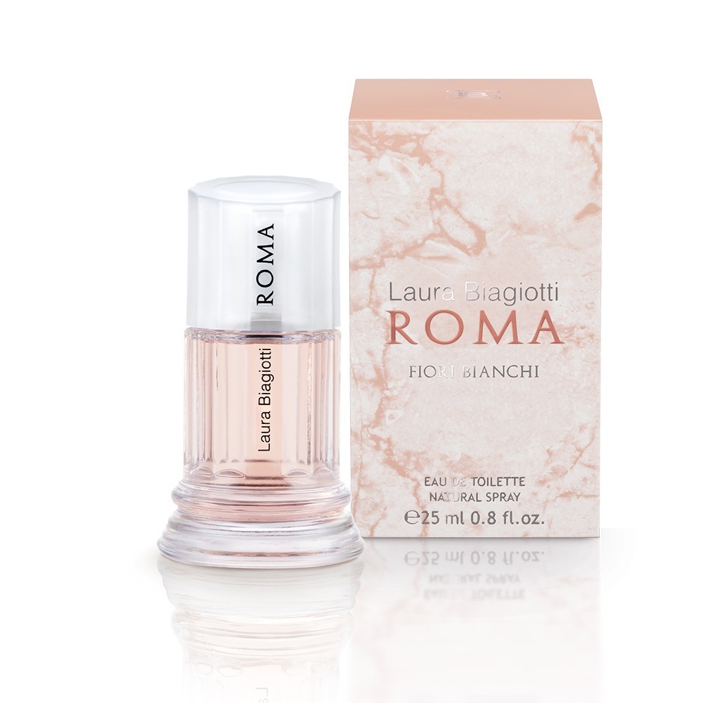 Laura Biagiotti tualetinis vanduo Roma White Flowers - 25 ml