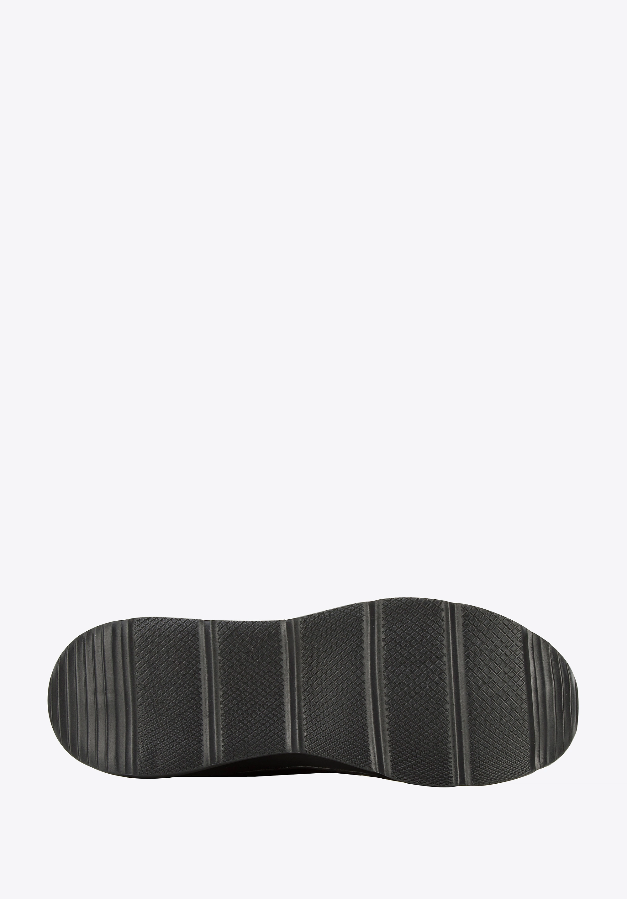 Męskie sneakersy na lekkiej podeszwie czarne