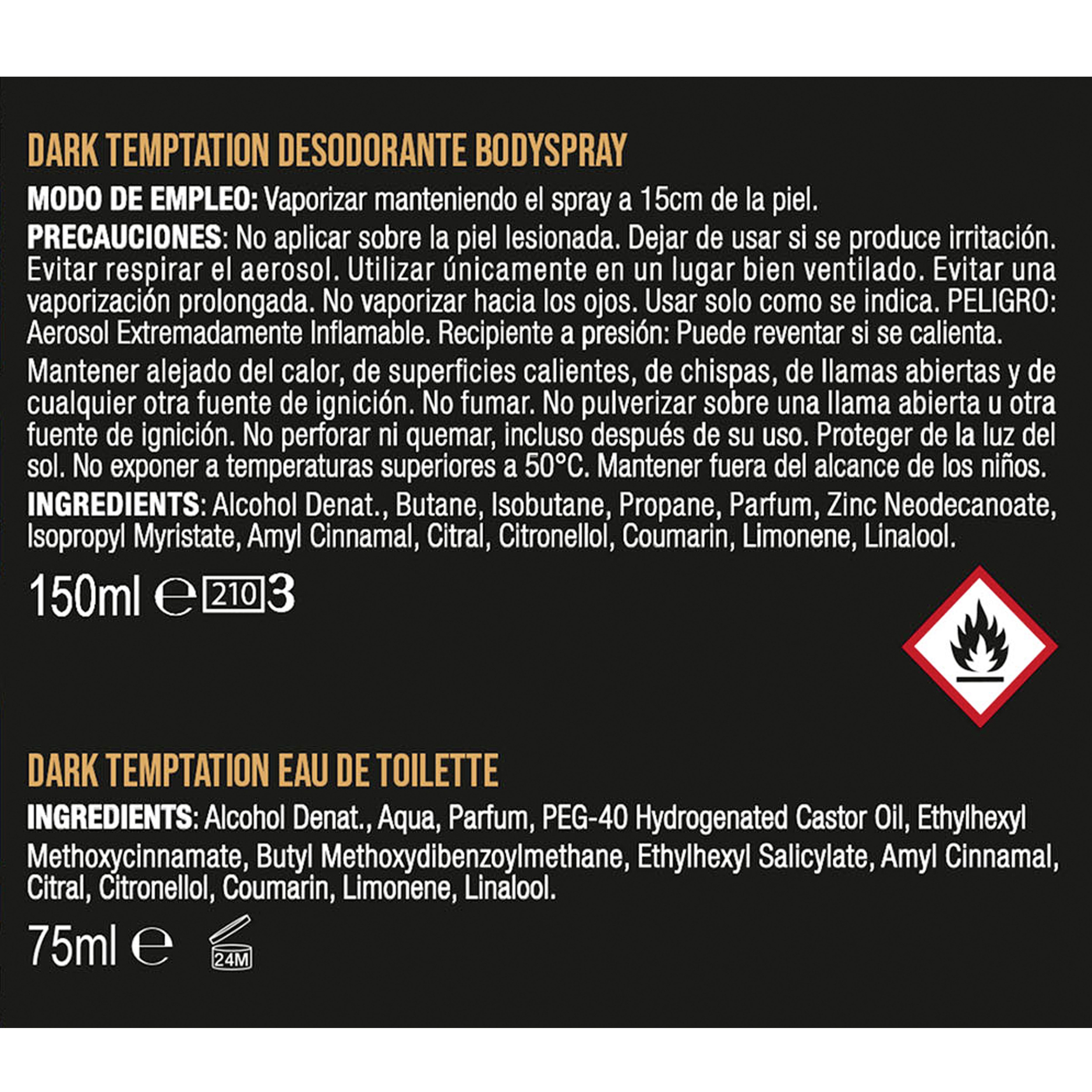 Neceser Dark Temptation toaletna voda Dezodoransi