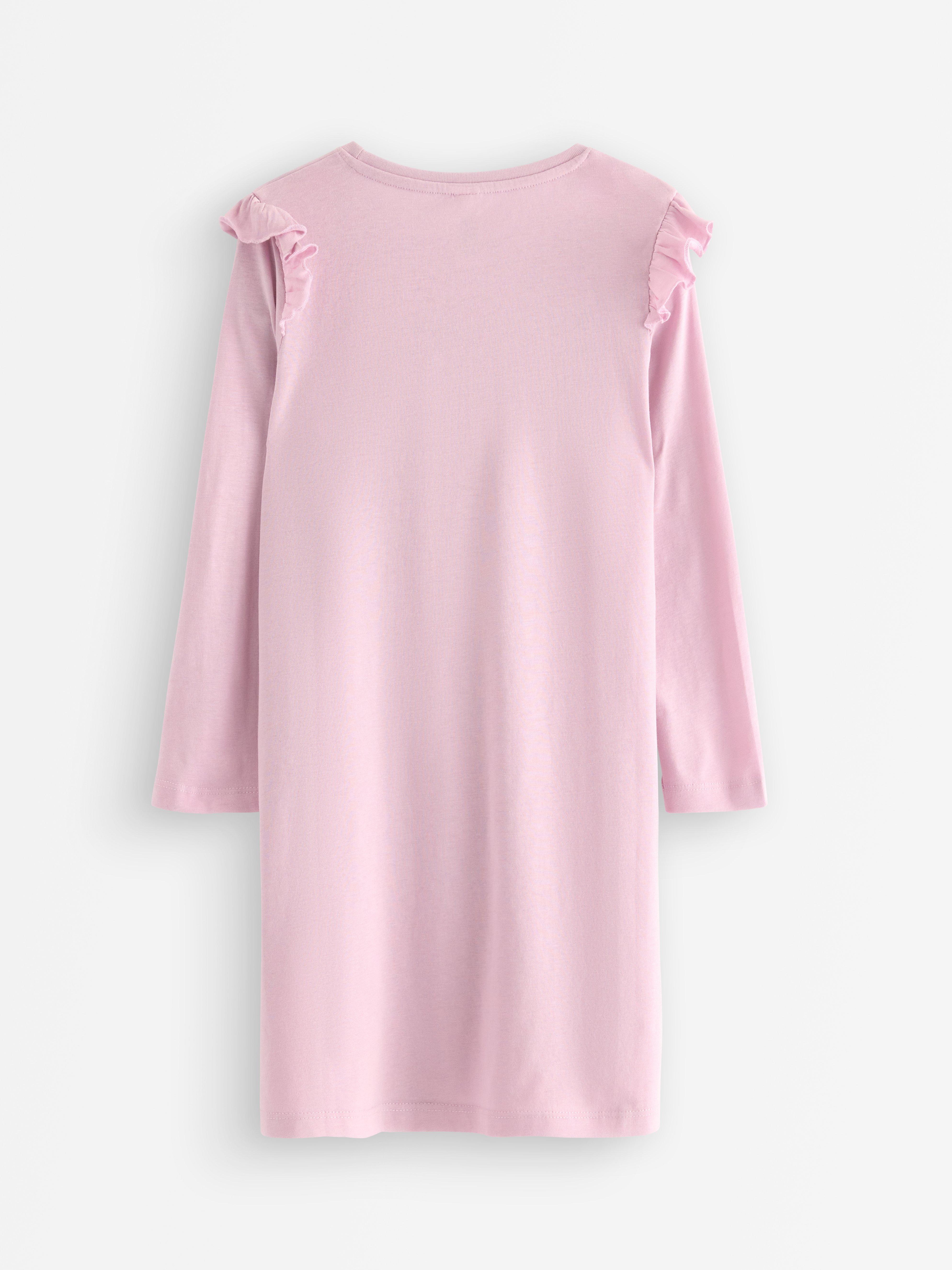 Camisón rosa empolvado