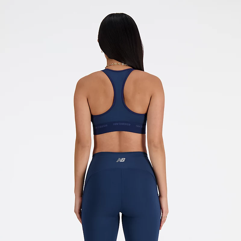 Biustonosz sportowy NB Sleek Medium Support dla kobiet – NB NAVY