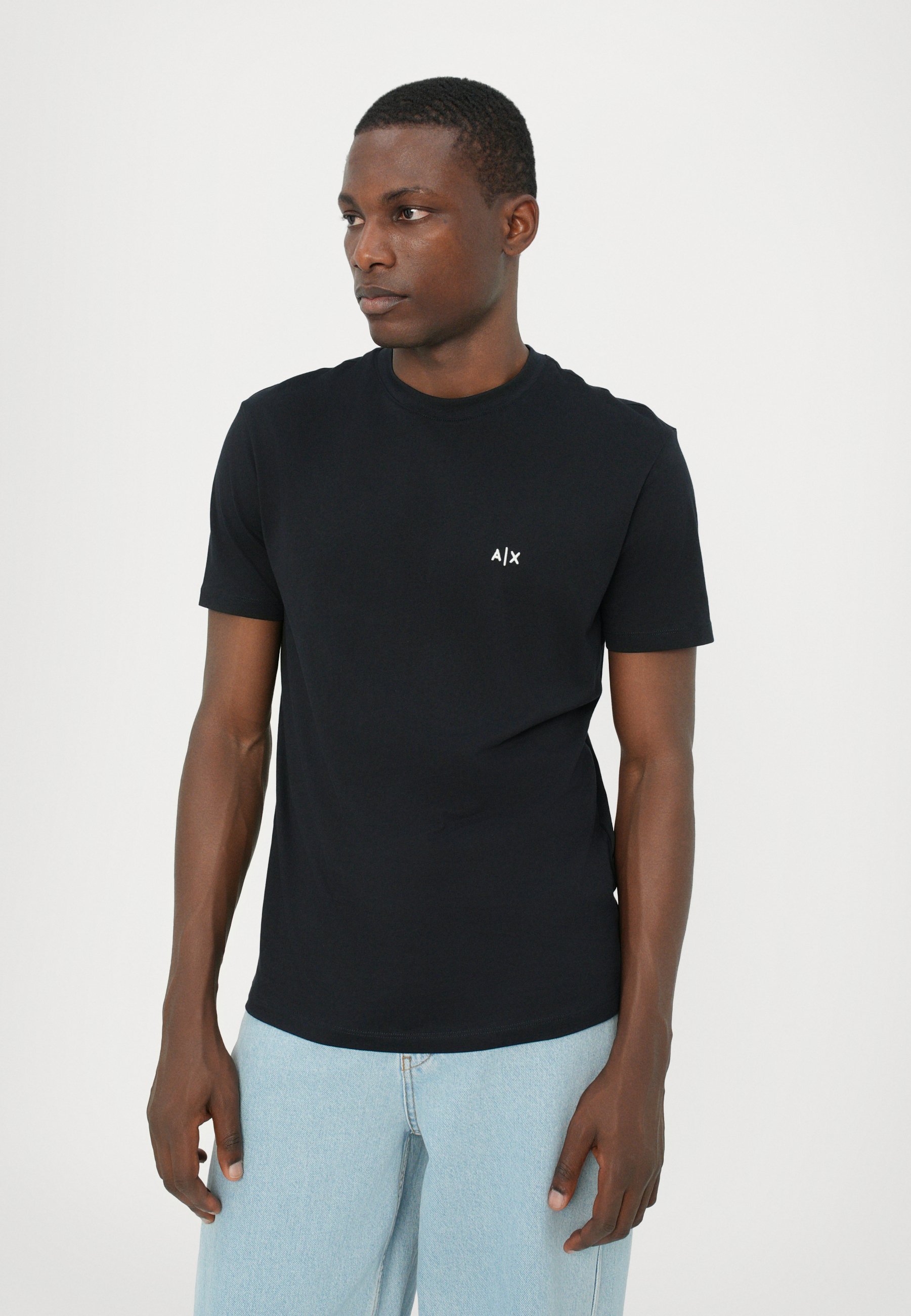 T-shirt basique Armani Exchange - bleu marine foncé