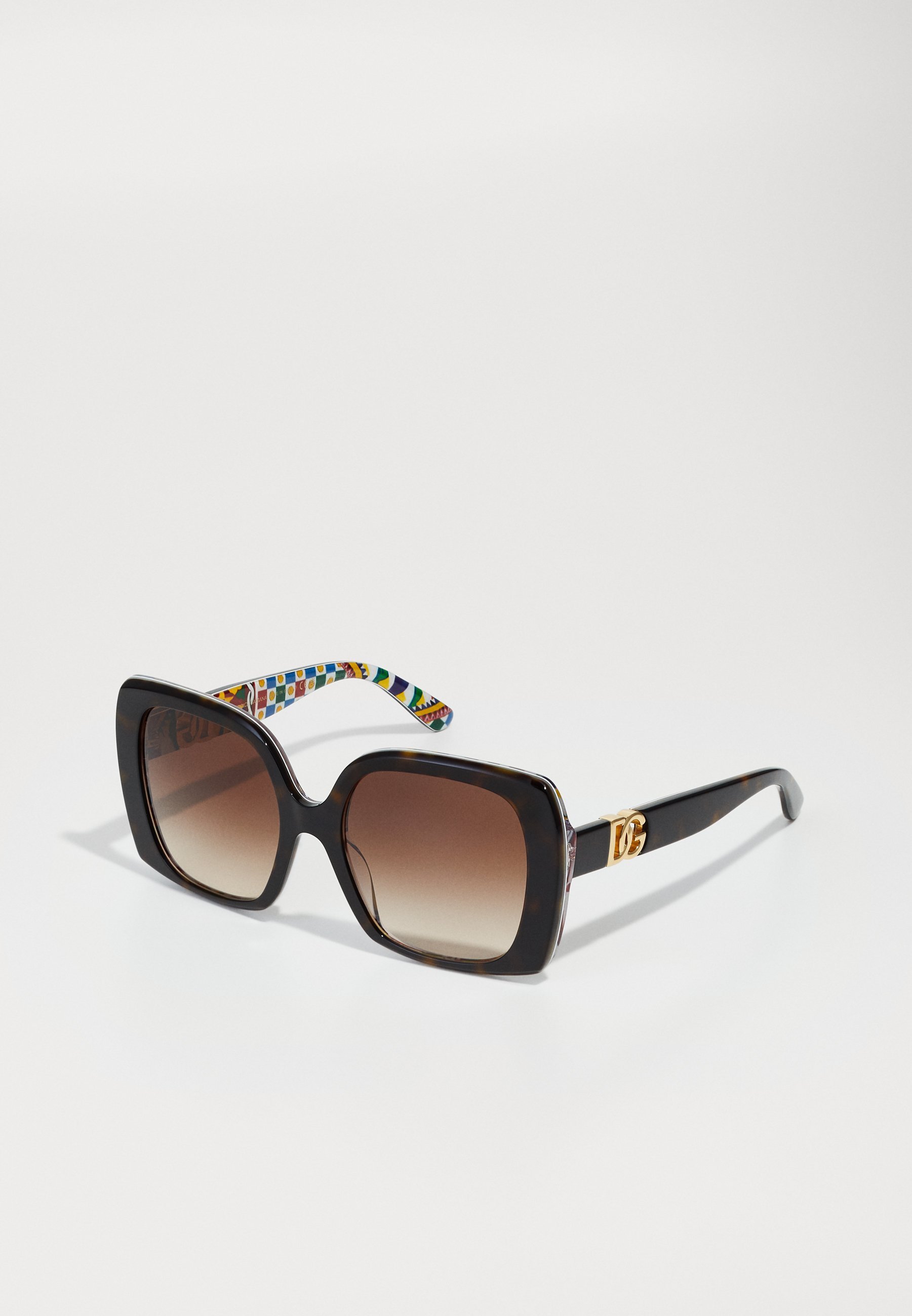Lunettes de soleil Dolce&Gabbana - havane/blanches