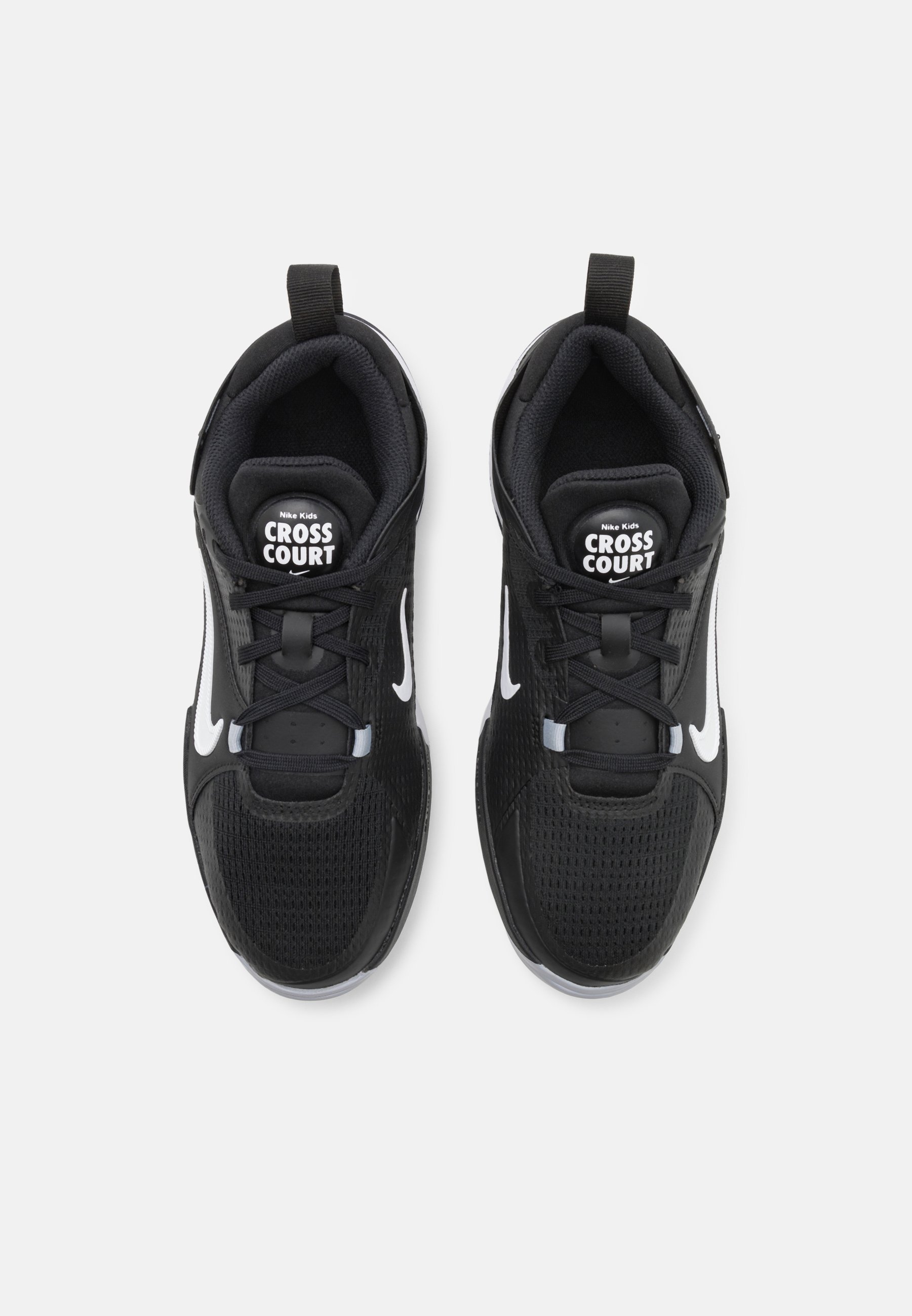 Nike Performance CROSSCOURT - Multicourt tennisschoenen - zwart/wit/wolfgrijs