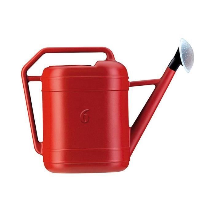 Arrosoir - SATURNIA - Saturnia - Plastique - 6 litres - Rouge