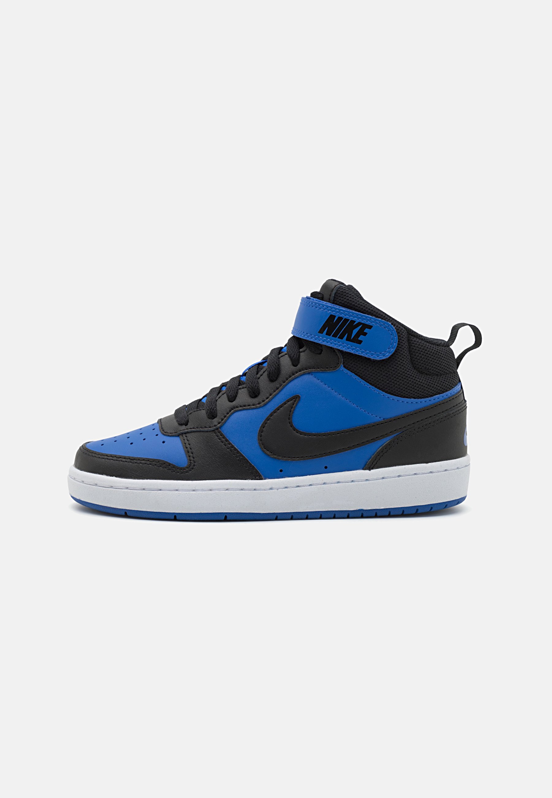 Nike Sportswear COURT BOROUGH MID 2 UNISEX - Hoge sneakers - game royal/zwart-wit