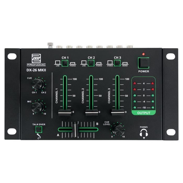 Pronomic DX-26 MKII DJ table de mixage
