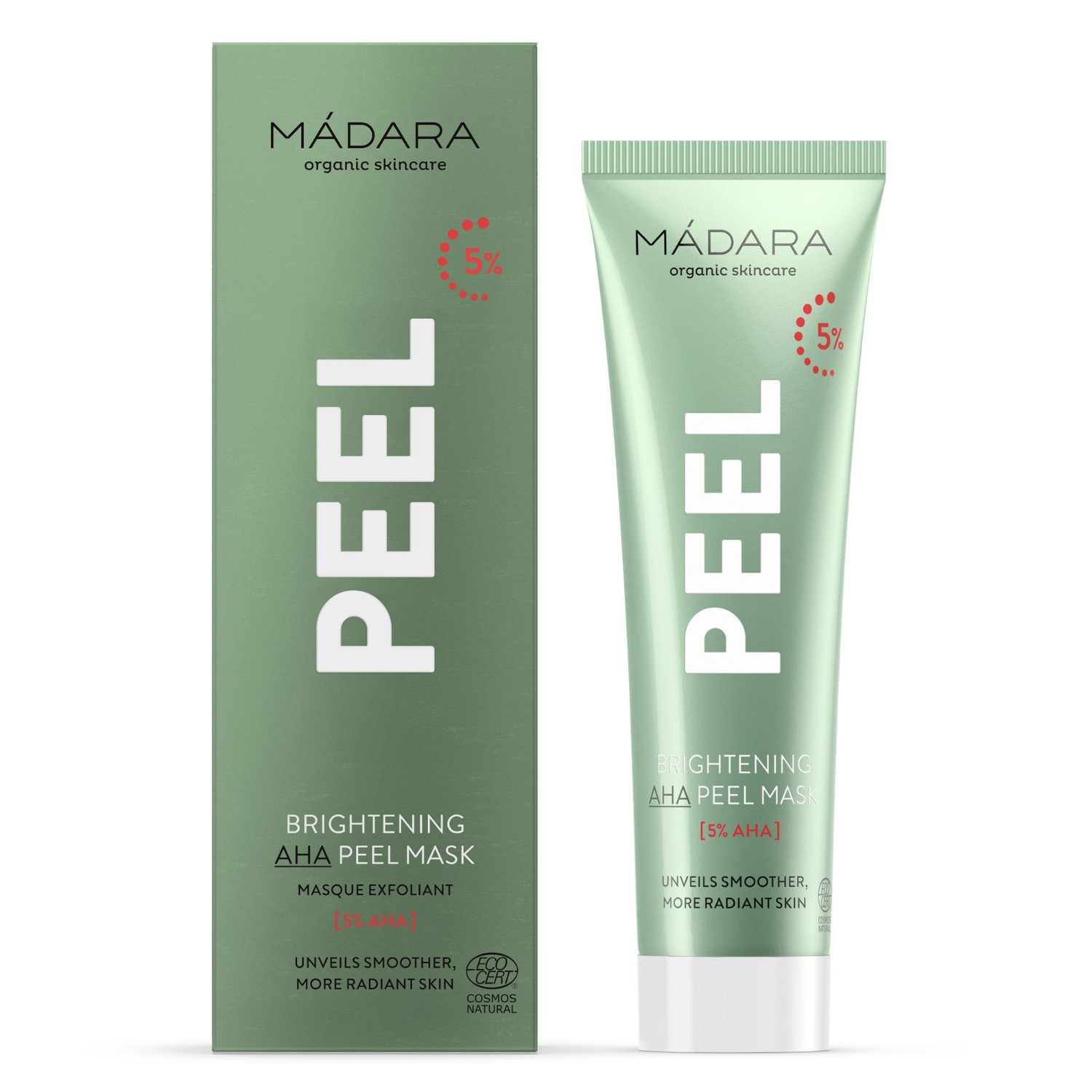MÁDARA Masque Peeling Éclaircissant AHA
