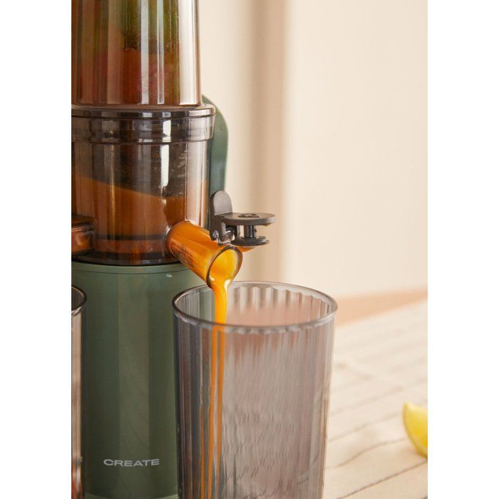 Extracteur de jus lent - Create - Mini - 150W - Fonction inverse - Compact
