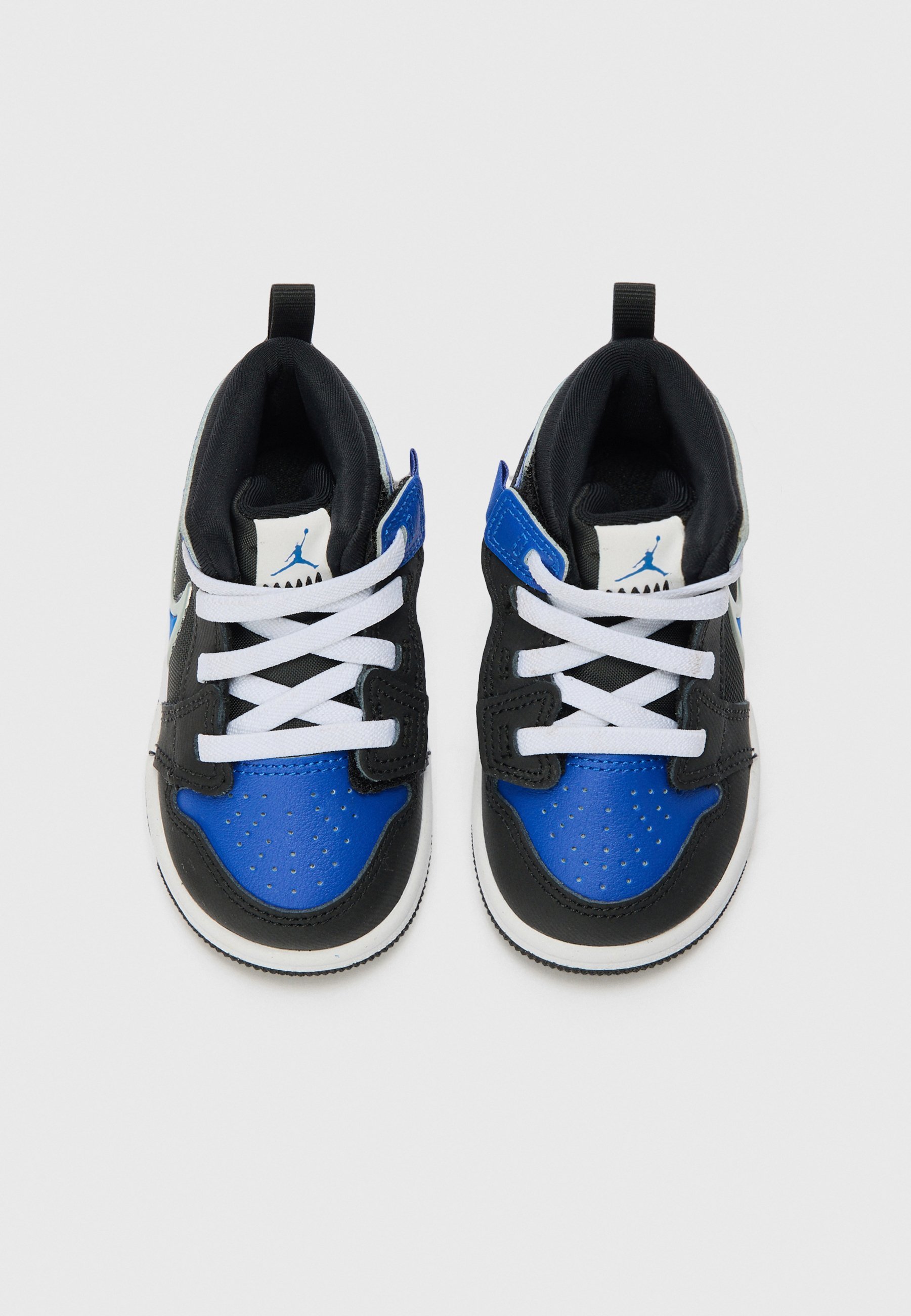 Jordan JORDAN 1 UNISEX - Sneakers - zwart/game royal/wit/lichtzilverkleurig
