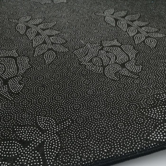 Tapis Cuisine Devant Evier - 2 Pièces Tapis Cuisine Antidérapant Absorbent - 40x60cm & 40x120cm Noir Blanc