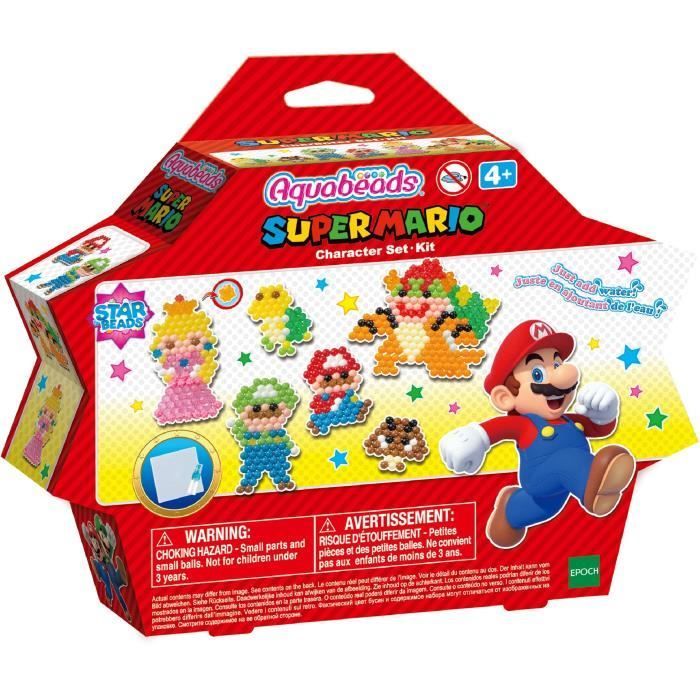 El kit de Super Mario - AQUABEADS - Cuentas que se adhieren al agua
