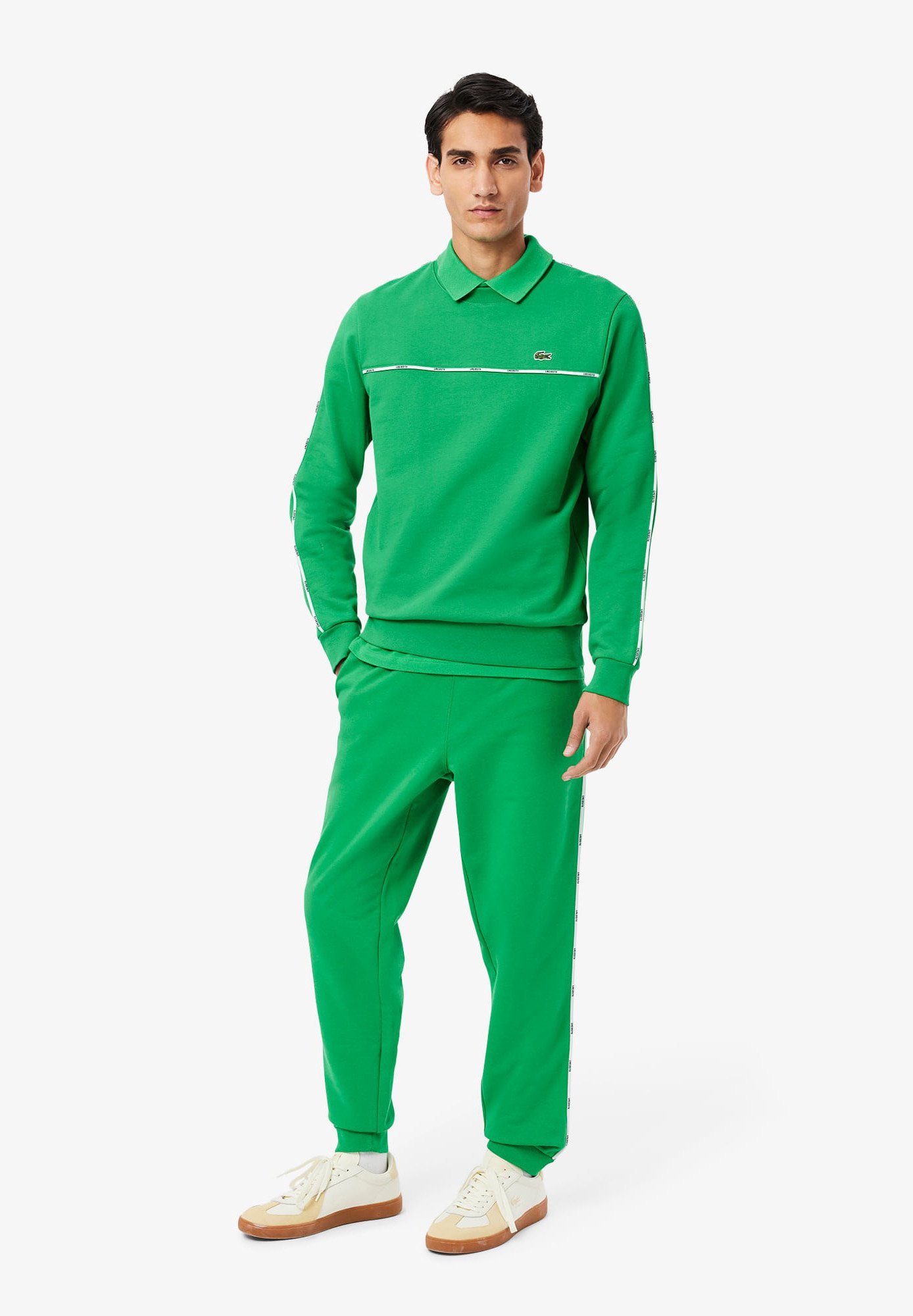 Lacoste Sport PANT TAPE - Teplákové kalhoty - calathea