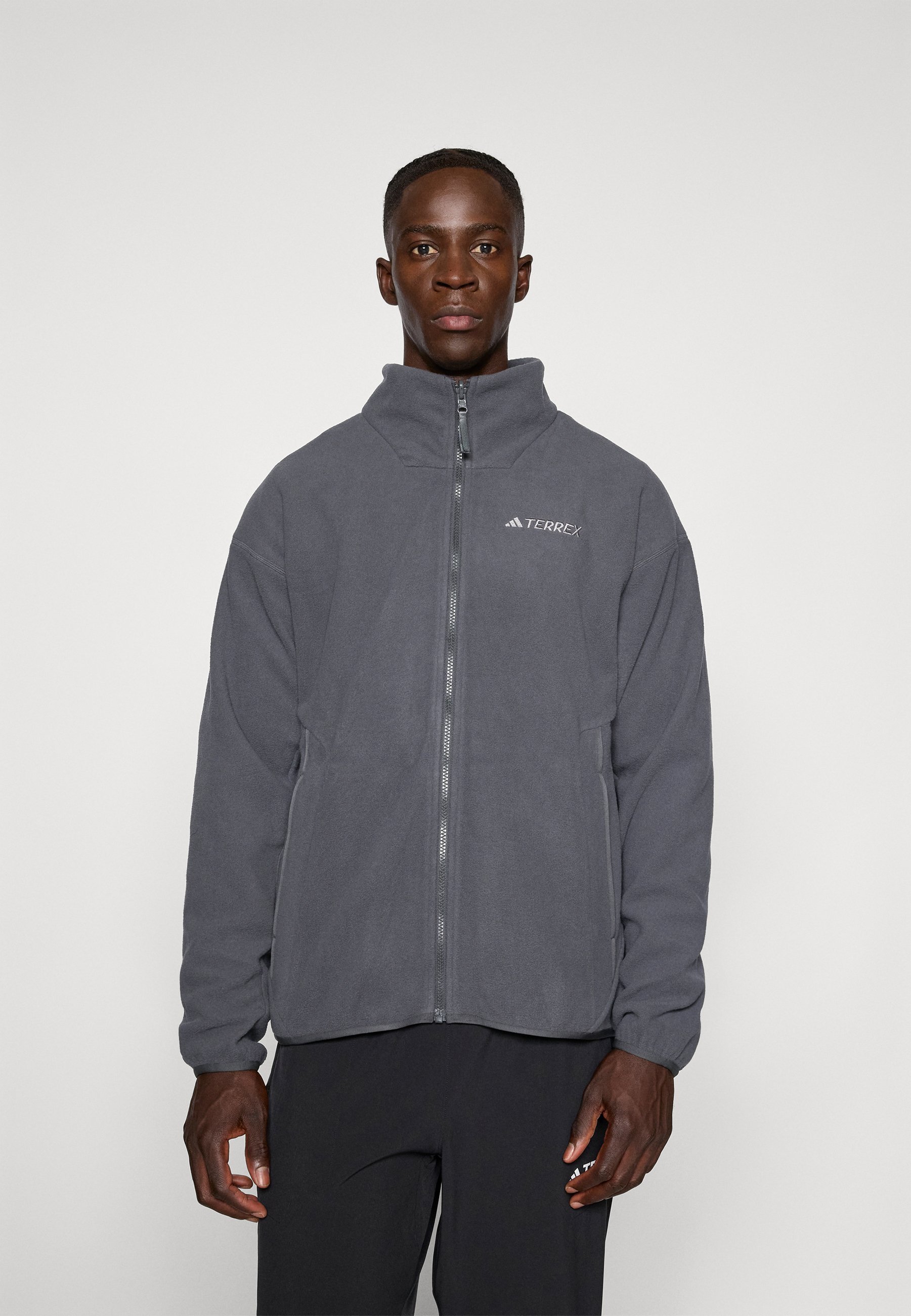 Kurtka outdoorowa Adidas Terrex - antracytowa