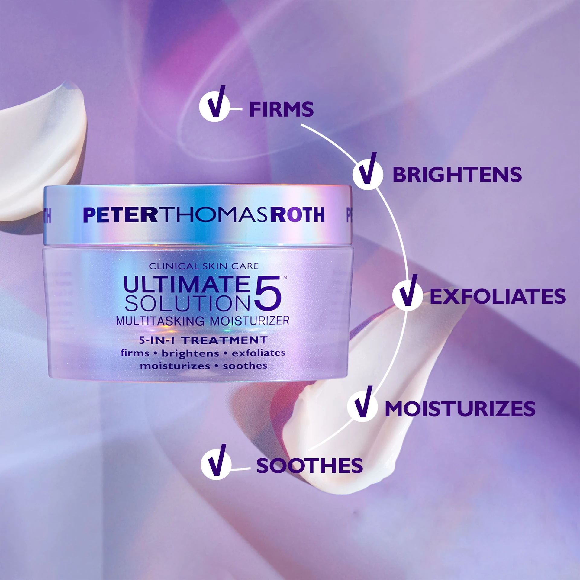 Cremă hidratantă multifuncțională Ultimate Solution 5™ 50 ml - Peter Thomas Roth