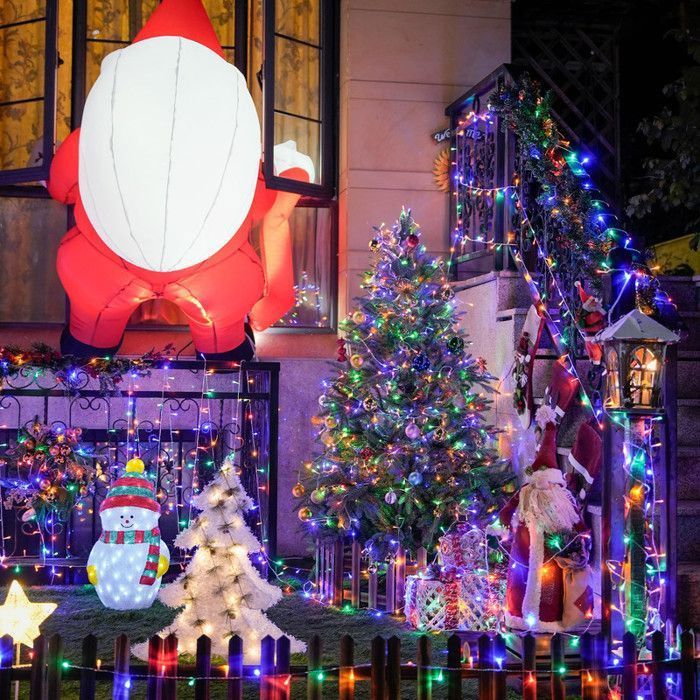 1 Guirlande lumineuse,30M 300 LEDs,Multicolore,8 Modes,IP65,Pour Jardin,Terrasse,Noël .